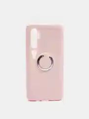 Бежевый чехол с кольцом держателем для Xiaomi Mi CC9 Pro, Note 10