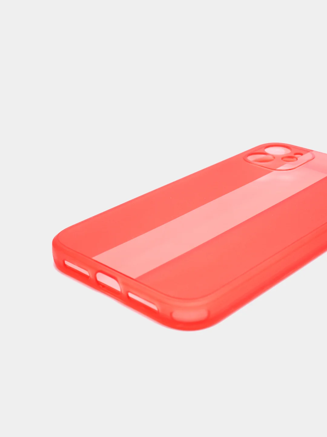 Красный чехол   iPhone  11  1.5мм Плотный Цветной