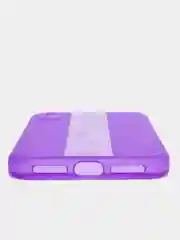 Фиолетовый чехол на iPhone X, XS, 1,5 мм Плотный цветной
