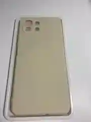 Бежевый чехол Xiaomi Mi 11 Lite c защитой камеры и бархатом внутри
