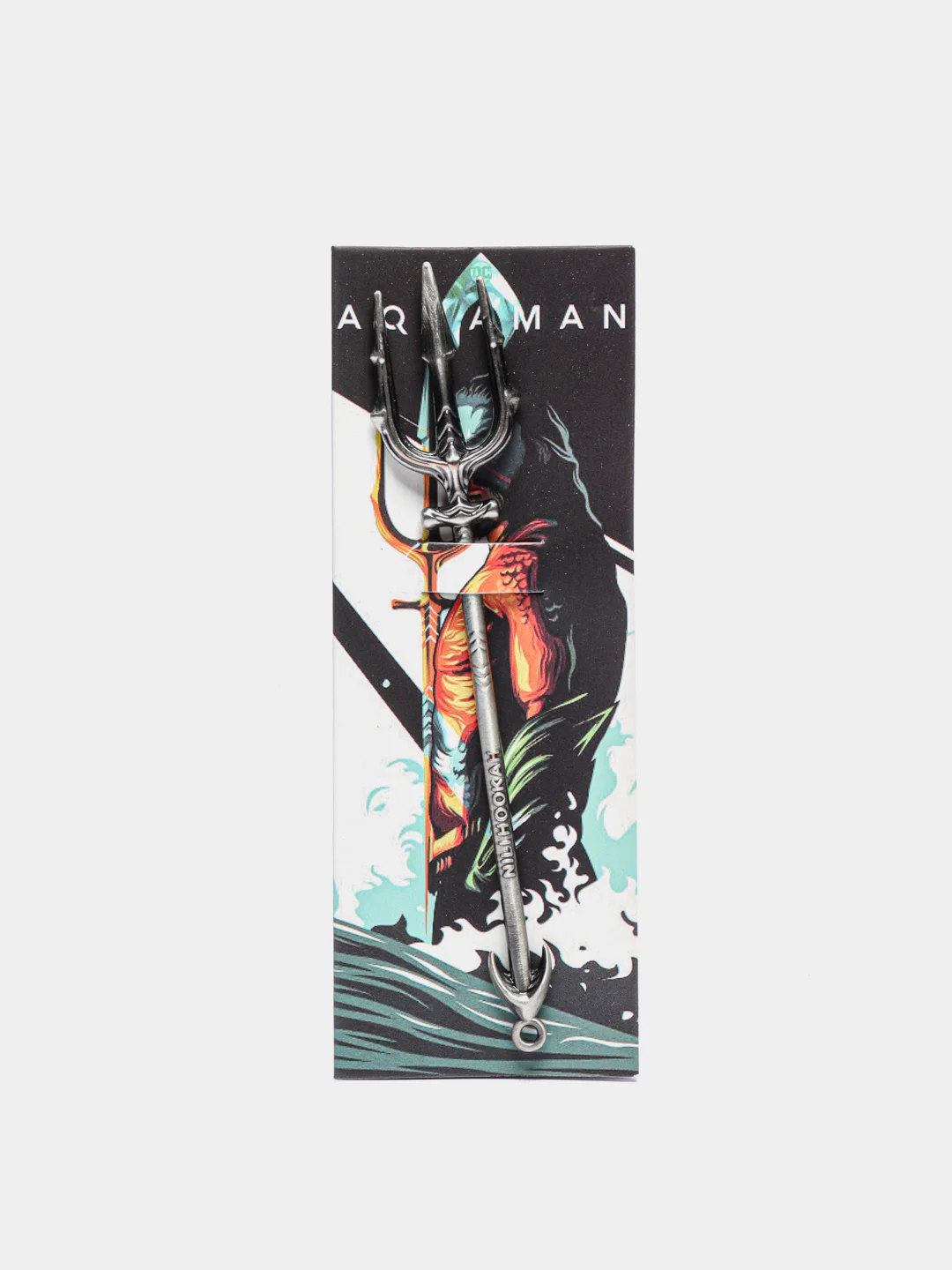 Серебряный вилка-шило для кальяна "Aquaman", 3 зубца