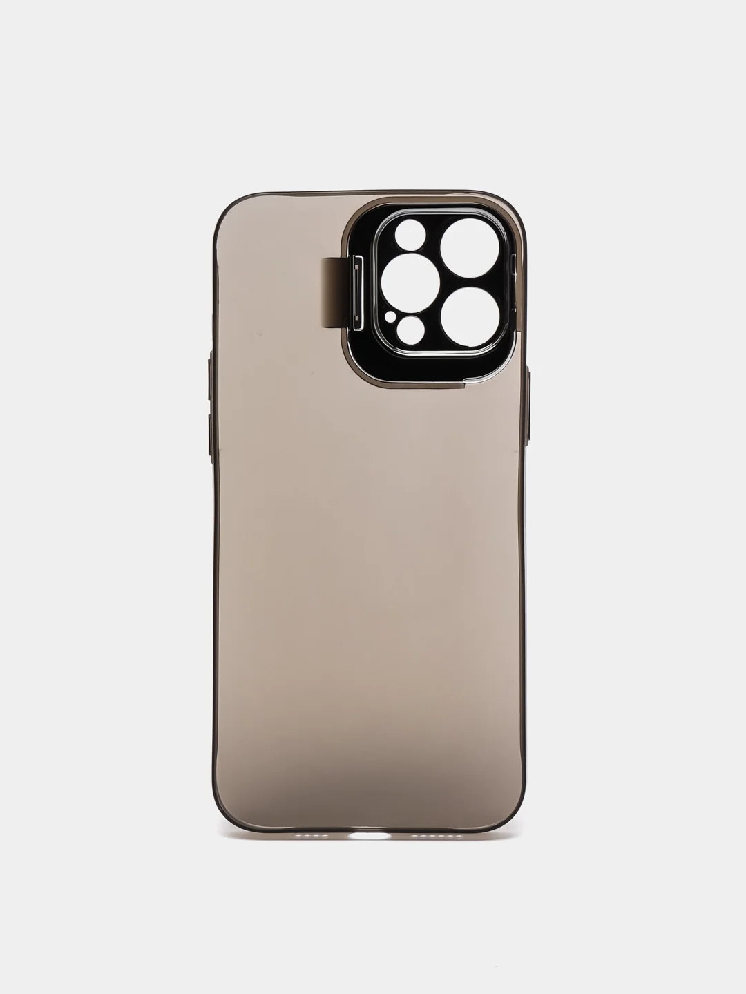 Угольный чехол iPhone 12 Pro Max пластиковый матовый ультратонкий с защитой камеры