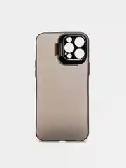 Угольный чехол iPhone 12 Pro Max пластиковый матовый ультратонкий  с защитой камеры