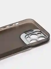 Угольный чехол iPhone 12 Pro Max пластиковый матовый ультратонкий  с защитой камеры