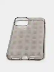 Серый меланж чехол для iPhone (Айфон) 11 силиконовый, синий