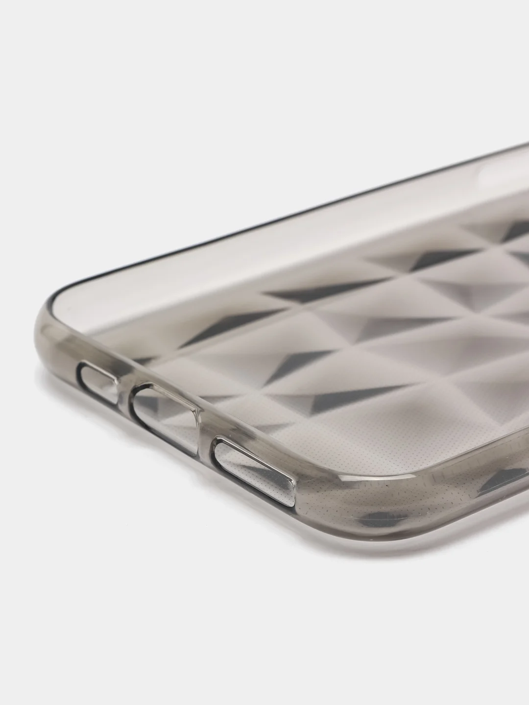 Серый меланж чехол для iPhone (Айфон) 11 силиконовый, синий
