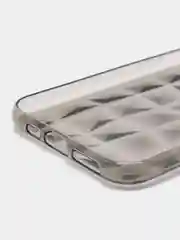 Серый меланж чехол для iPhone (Айфон) 11 силиконовый, синий