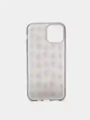 Серый меланж чехол для iPhone (Айфон) 11 силиконовый, синий