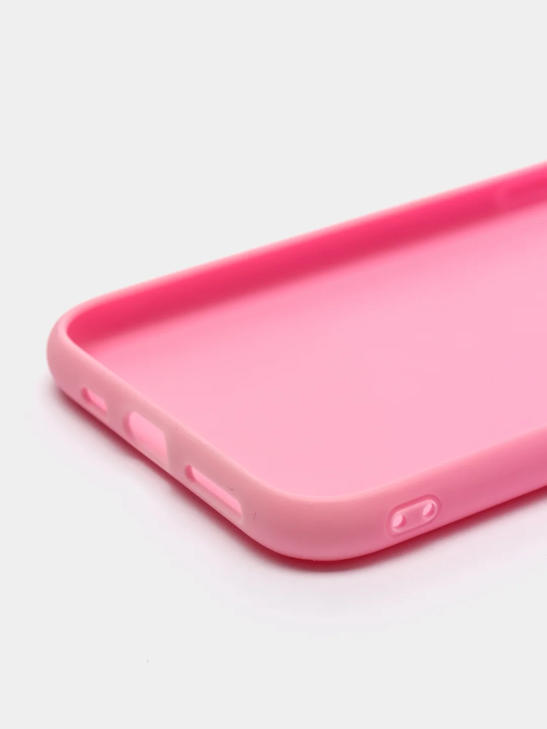 Розовый чехол для iPhone (Айфон) 11 силиконовый, синий