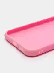 Розовый чехол для iPhone (Айфон) 11 силиконовый, синий