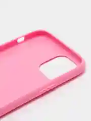 Розовый чехол для iPhone (Айфон) 11 силиконовый, синий