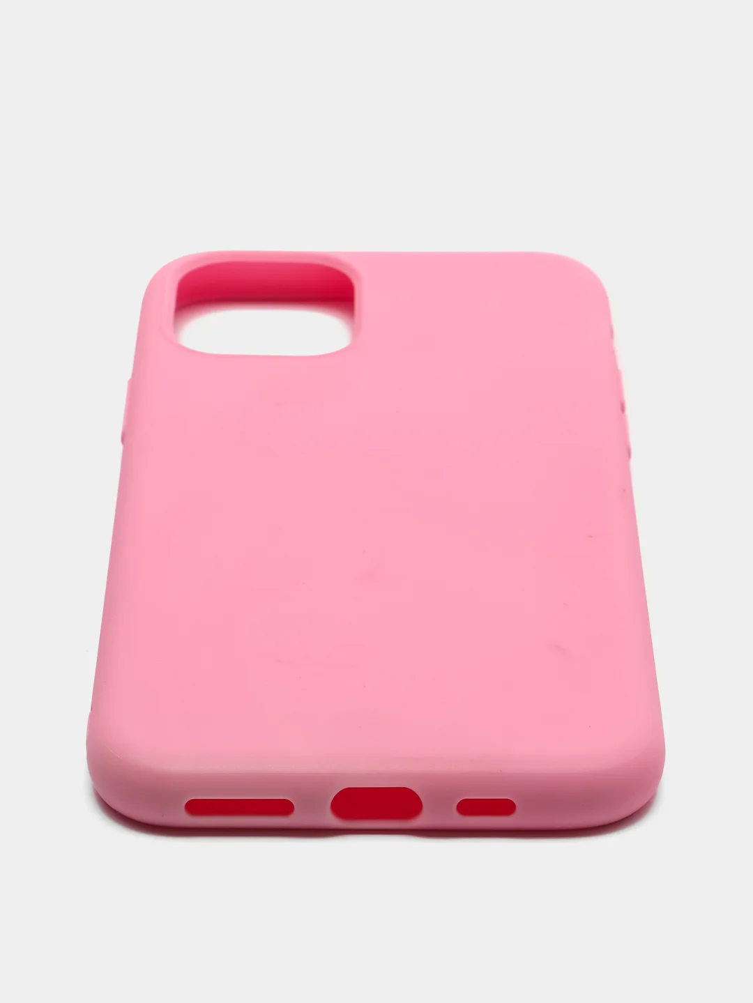 Розовый чехол для iPhone (Айфон) 11 силиконовый, синий
