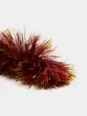 Красный мишура с цветными кончиками, 200 х 10 см