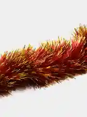 Красный мишура с цветными кончиками, 200 х 10 см