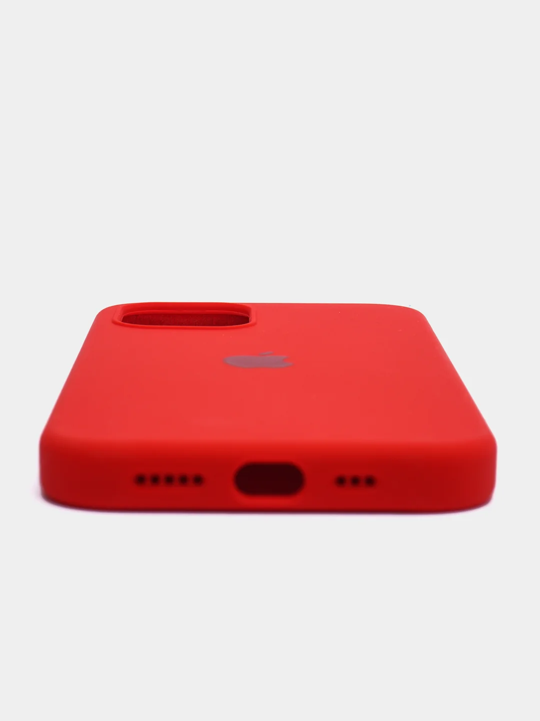 Красный чехол для iPhone 12 / 12 Pro (6.1") Силиконовый