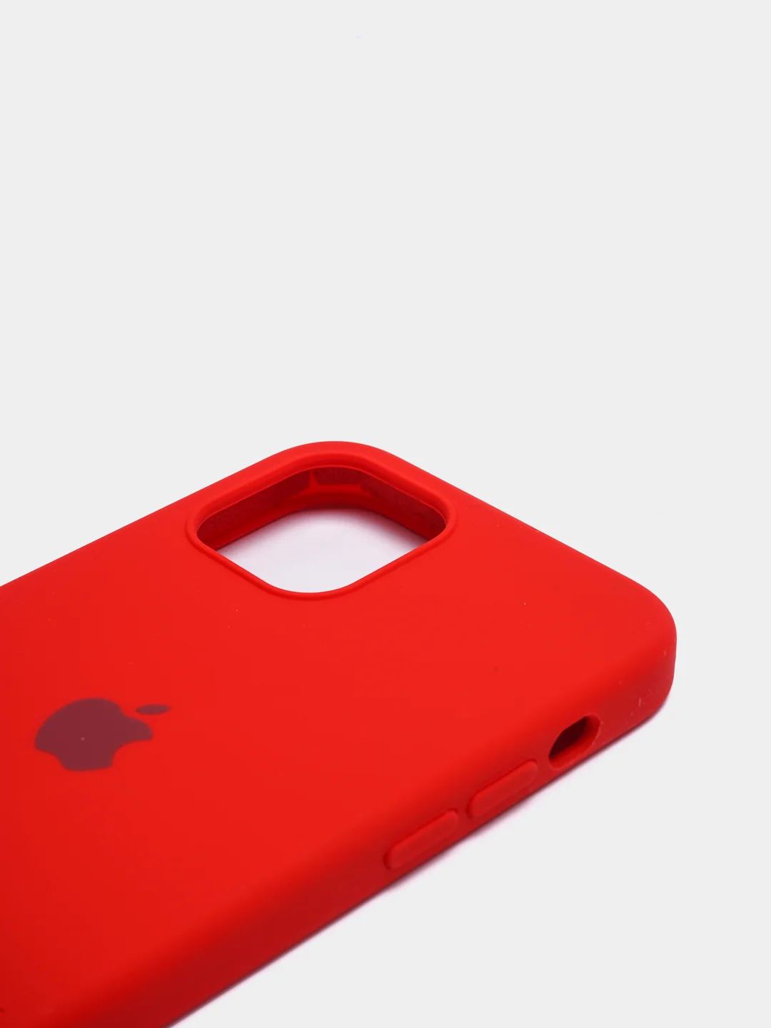 Красный чехол для iPhone 12 / 12 Pro (6.1") Силиконовый