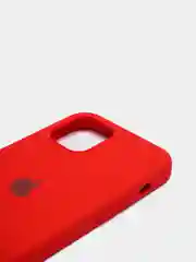 Красный чехол для iPhone 12 / 12 Pro (6.1") Силиконовый
