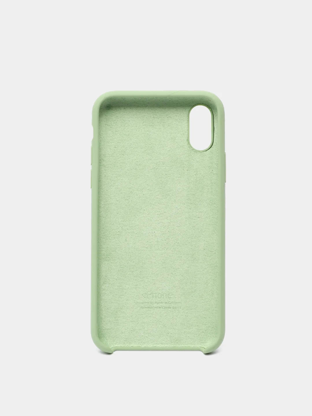 Мятный чехол Silicone Case ( Чехол силиконовый ) для iPhone X