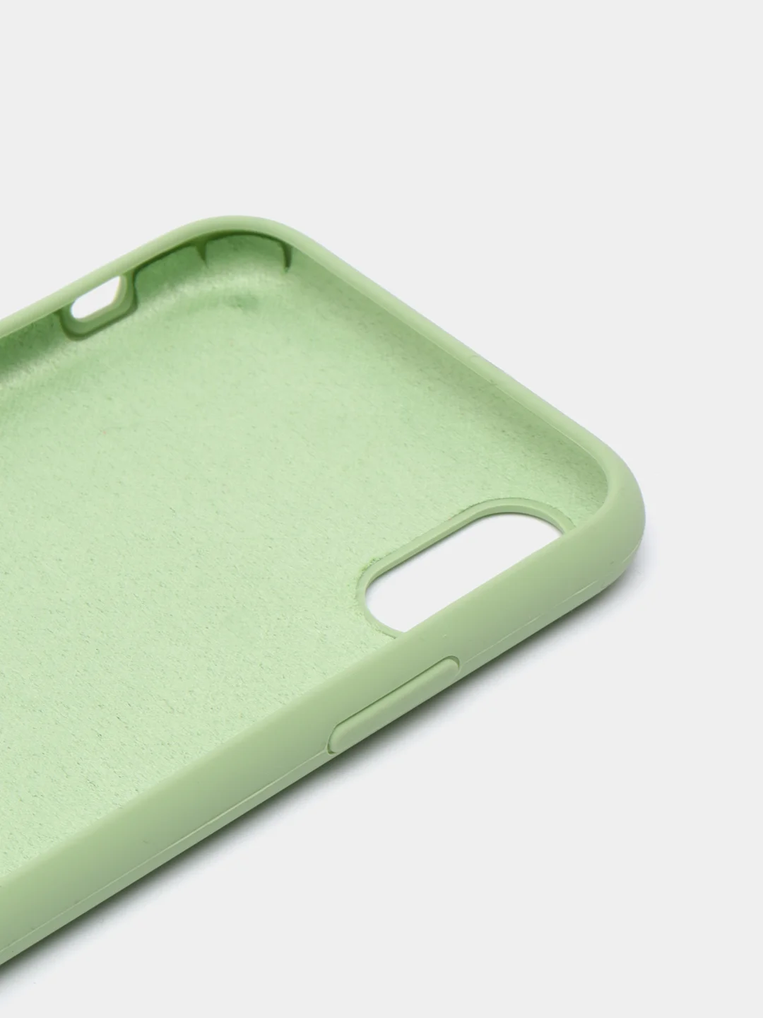 Мятный чехол Silicone Case ( Чехол силиконовый ) для iPhone X