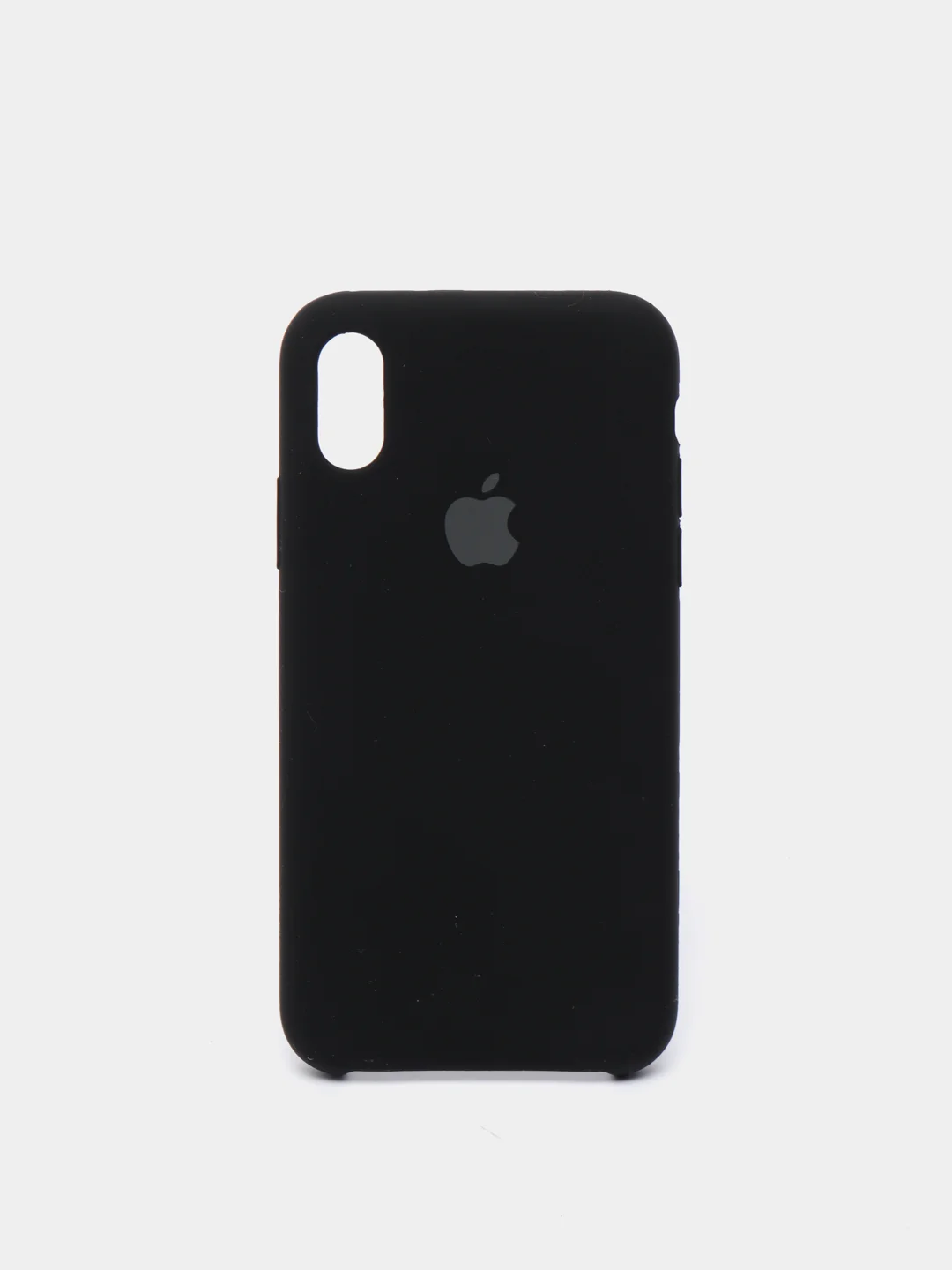 Черный чехол Silicone Case ( Чехол силиконовый ) для iPhone X
