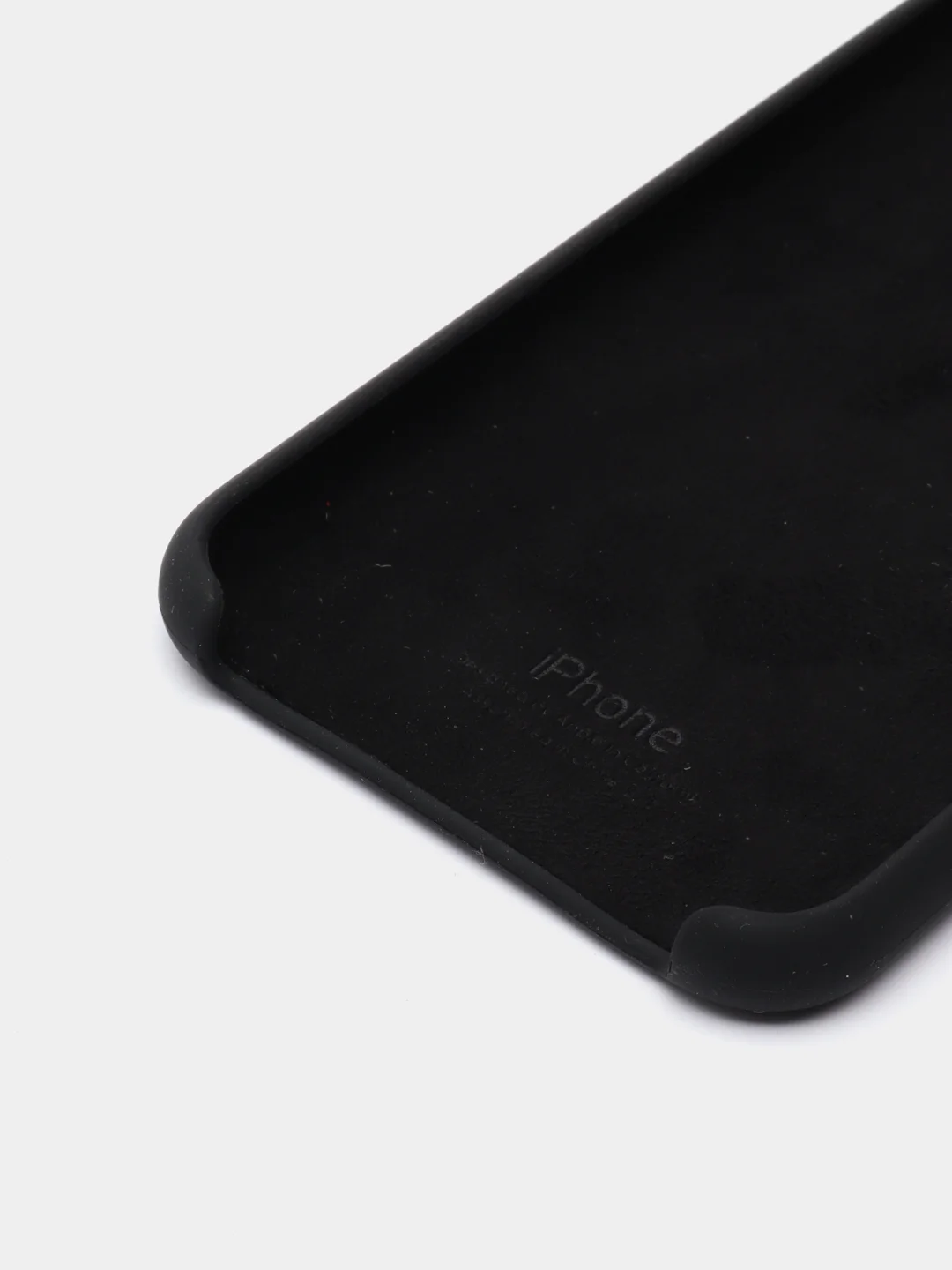 Черный чехол Silicone Case ( Чехол силиконовый ) для iPhone X