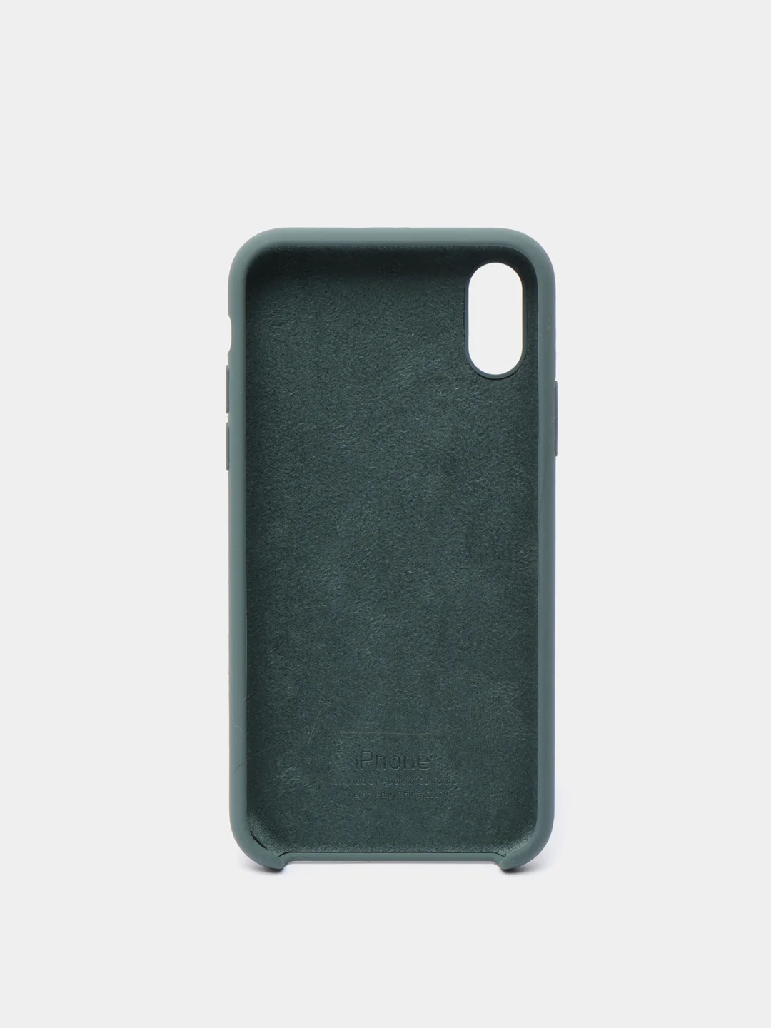 Приглушённый хаки чехол Silicone Case ( Чехол силиконовый ) для iPhone XS / XS MAX