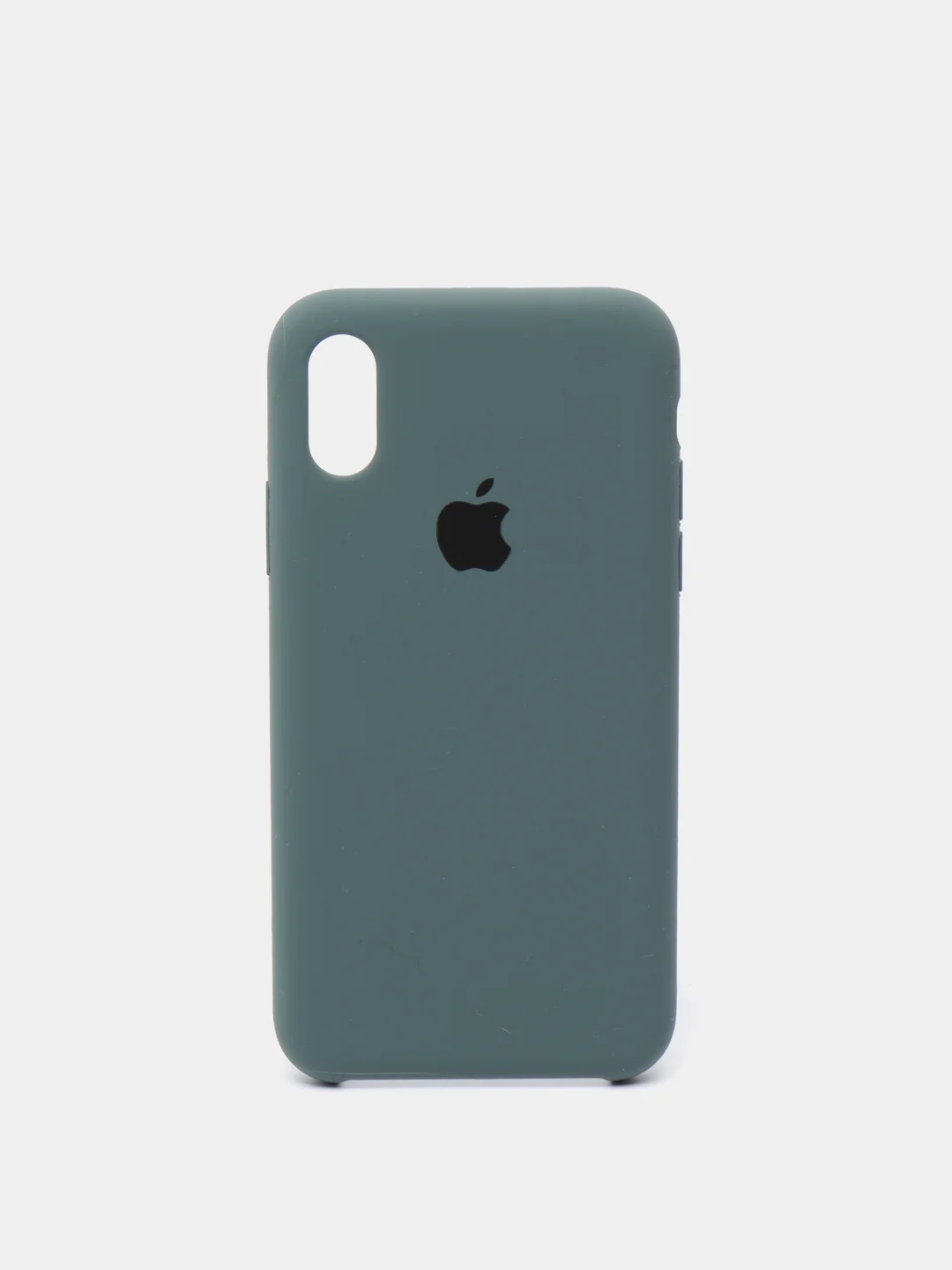 Приглушённый хаки чехол Silicone Case ( Чехол силиконовый ) для iPhone XS / XS MAX