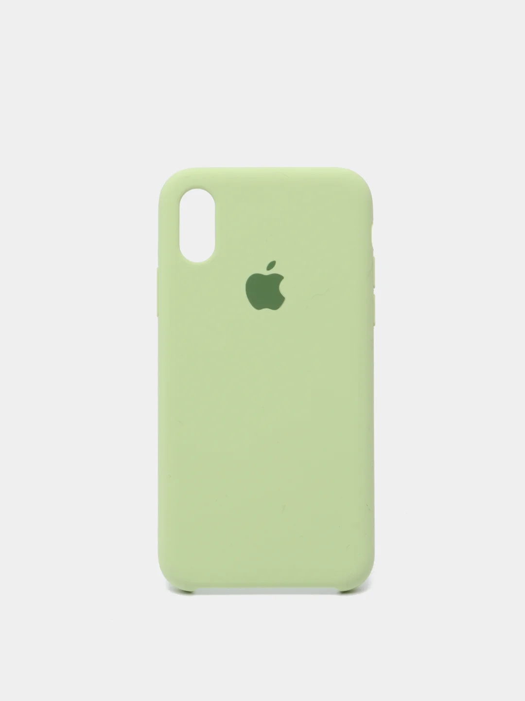 Салатовый чехол Silicone Case ( Чехол силиконовый ) для iPhone X