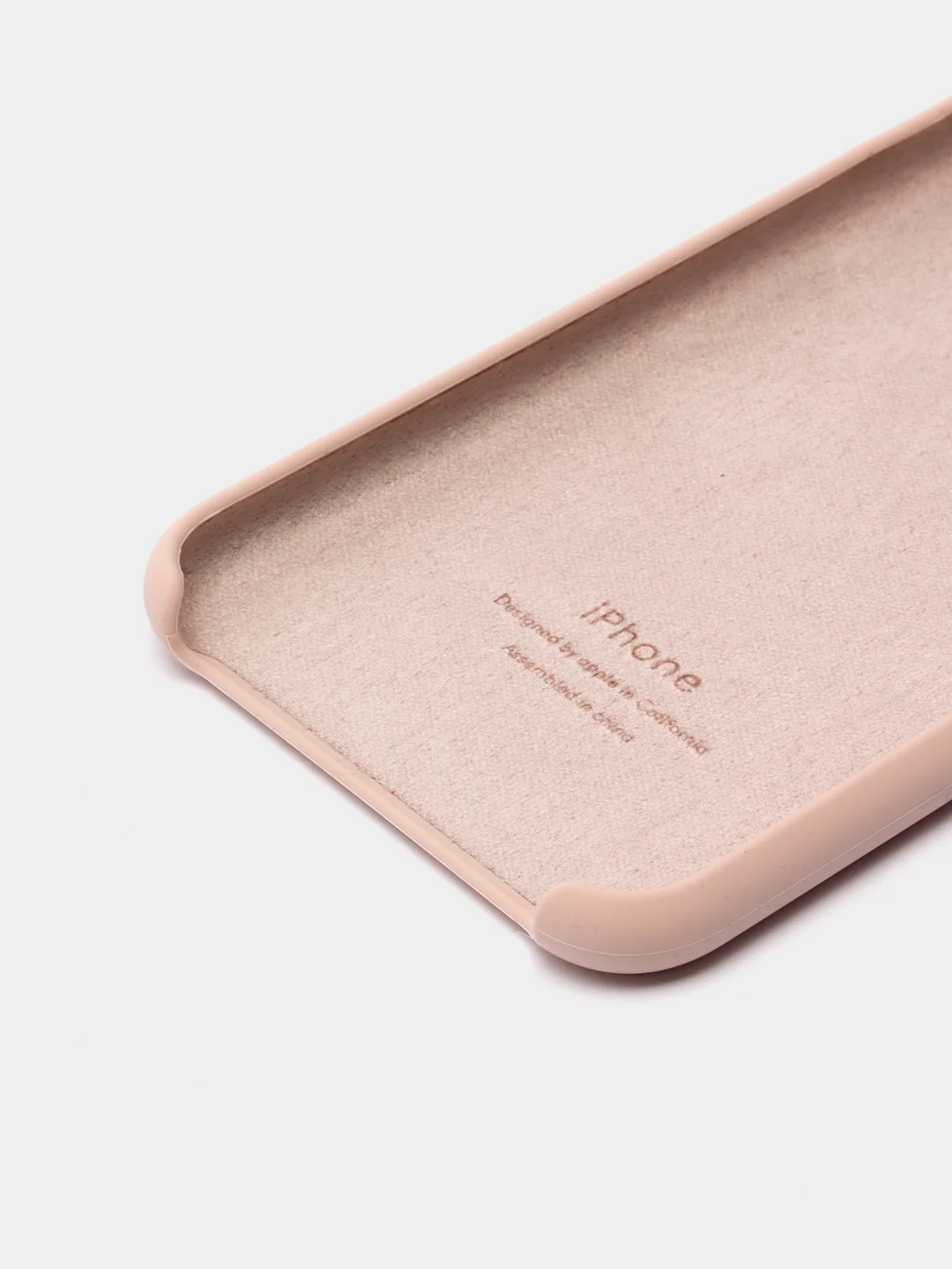 Кремовый чехол Silicone Case ( Чехол силиконовый ) для iPhone XS / XS MAX