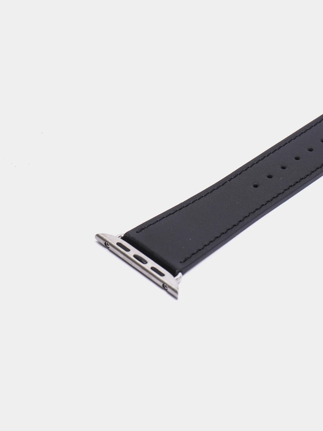 Черный кожаный ремешок для Apple Watch