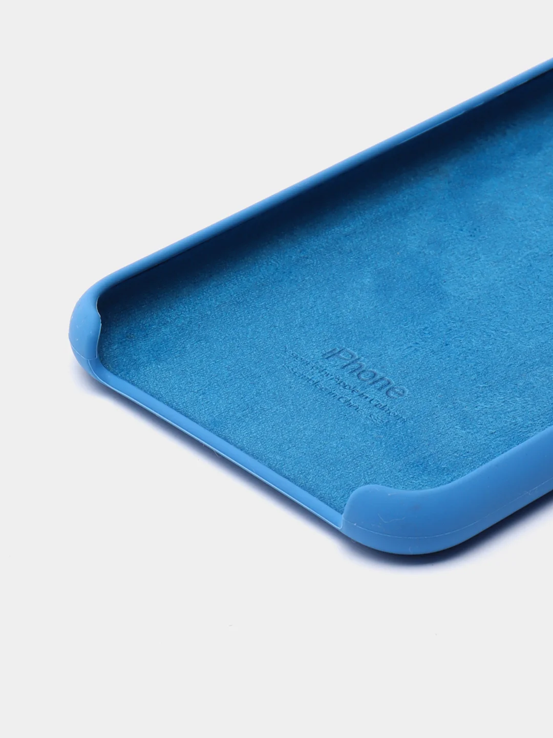 Синий чехол Silicone Case ( Чехол силиконовый ) для iPhone X