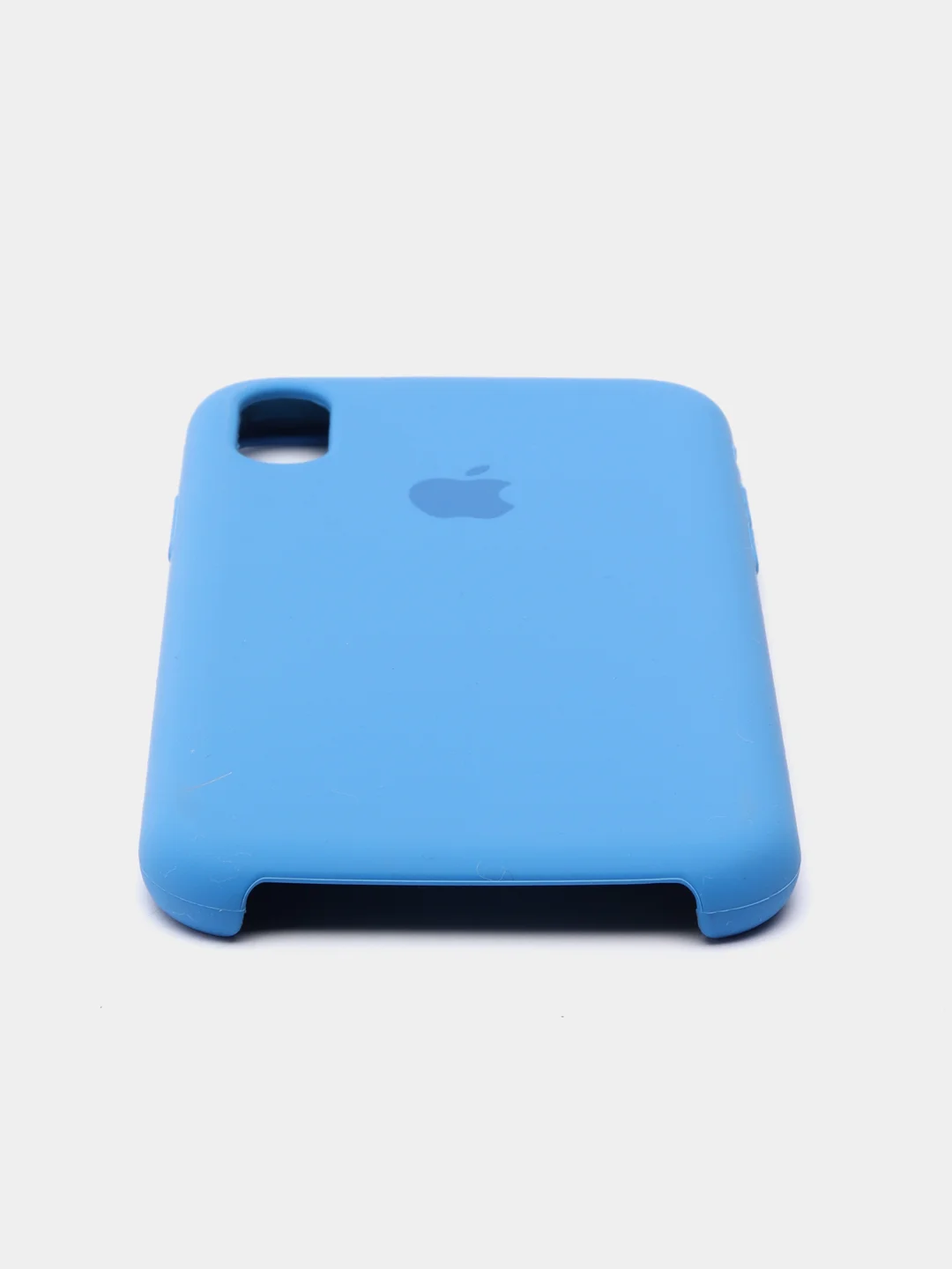 Синий чехол Silicone Case ( Чехол силиконовый ) для iPhone X