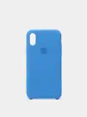 Синий чехол Silicone Case ( Чехол силиконовый ) для iPhone X