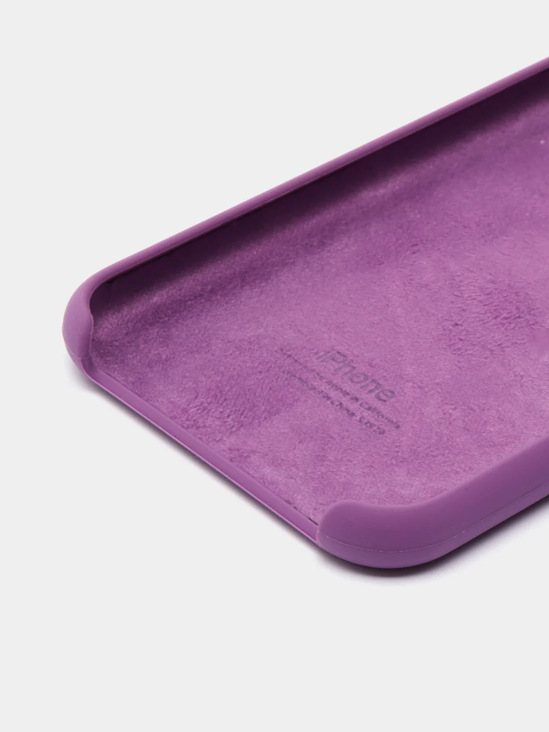 Фиолетовый чехол Silicone Case ( Чехол силиконовый ) для iPhone XR
