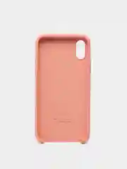 Светло-оранжевый чехол Silicone Case ( Чехол силиконовый ) для iPhone X