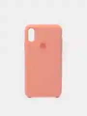 Светло-оранжевый чехол Silicone Case ( Чехол силиконовый ) для iPhone X