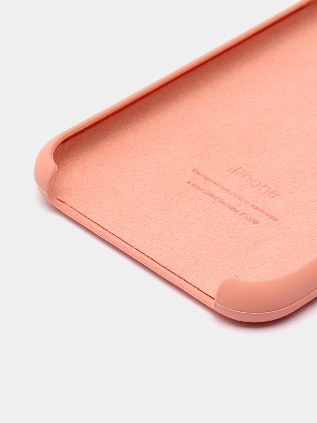 Светло-оранжевый чехол Silicone Case ( Чехол силиконовый ) для iPhone X