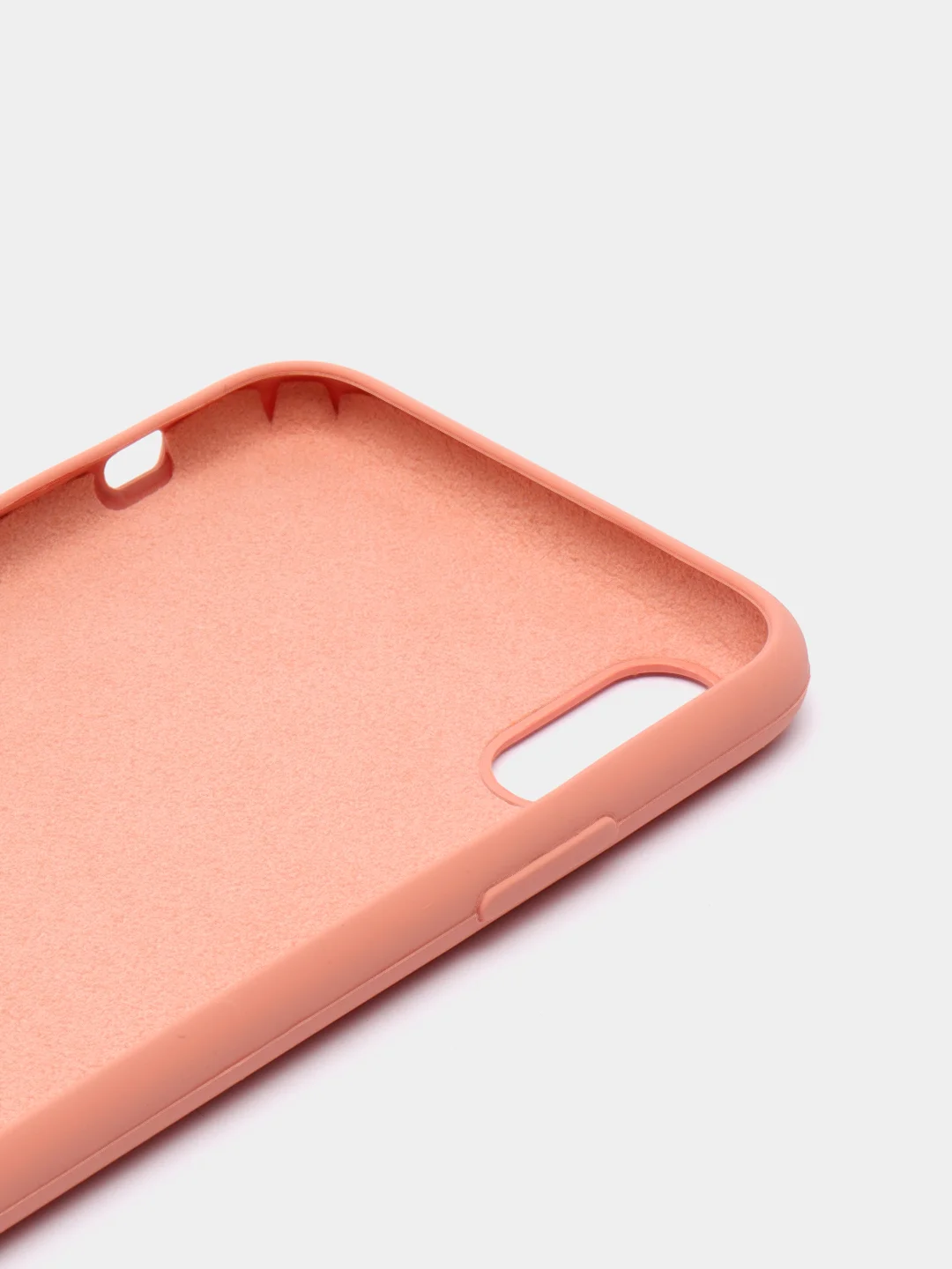 Светло-оранжевый чехол Silicone Case ( Чехол силиконовый ) для iPhone X