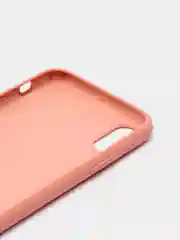 Светло-оранжевый чехол Silicone Case ( Чехол силиконовый ) для iPhone X