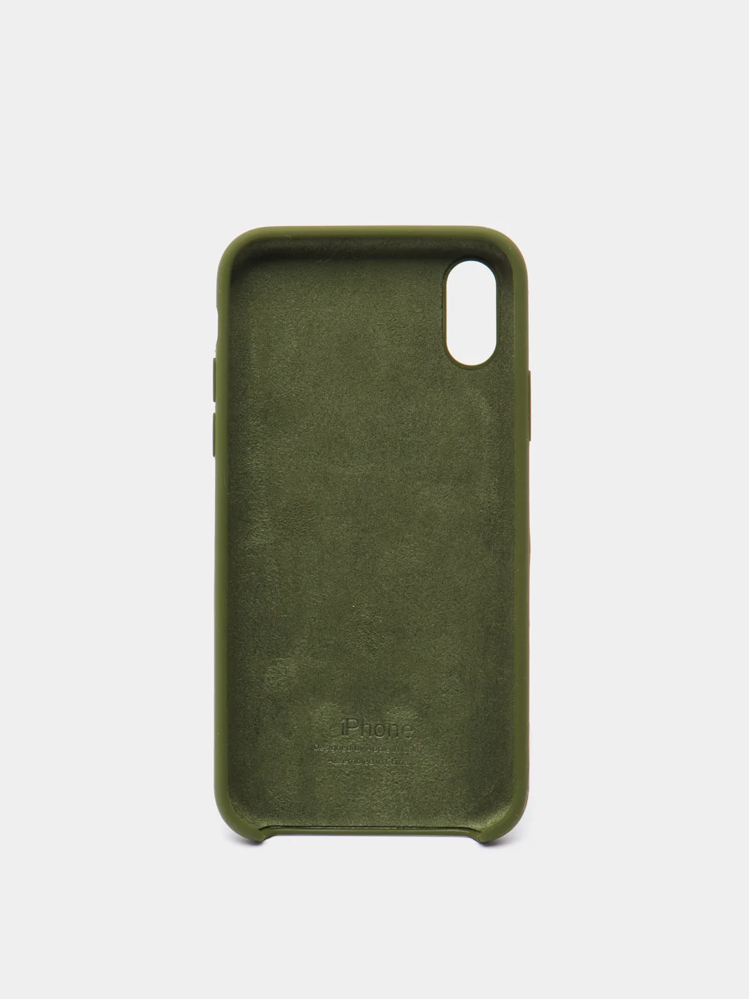 Лесной зеленый чехол Silicone Case ( Чехол силиконовый ) для iPhone X
