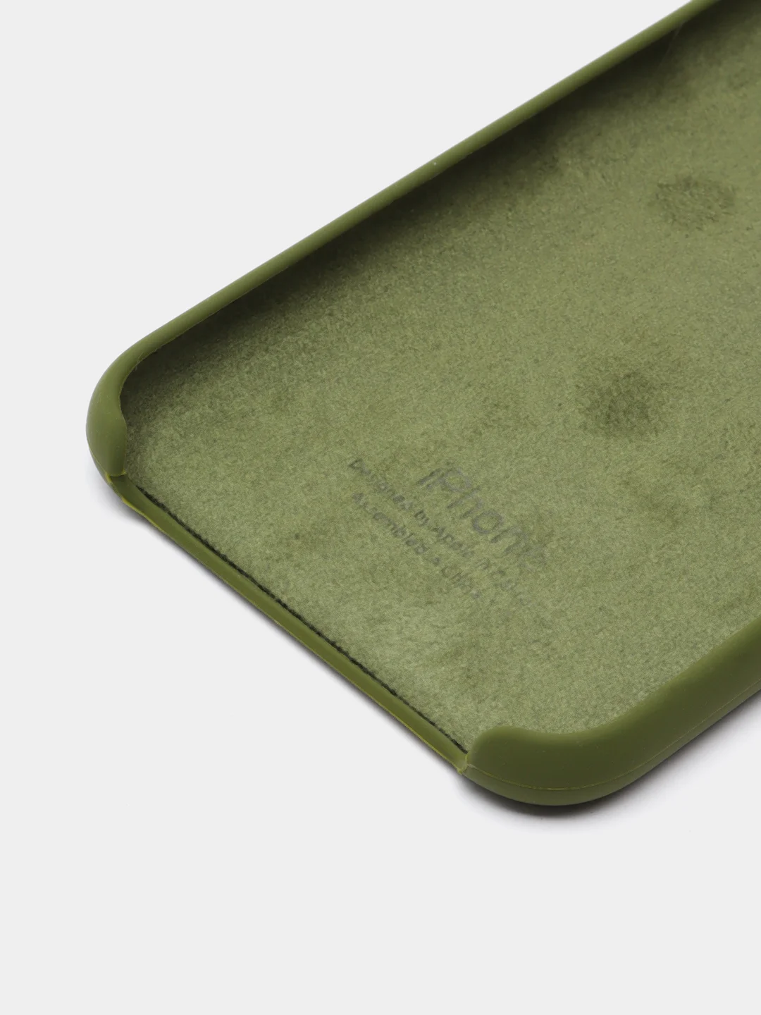 Лесной зеленый чехол Silicone Case ( Чехол силиконовый ) для iPhone X