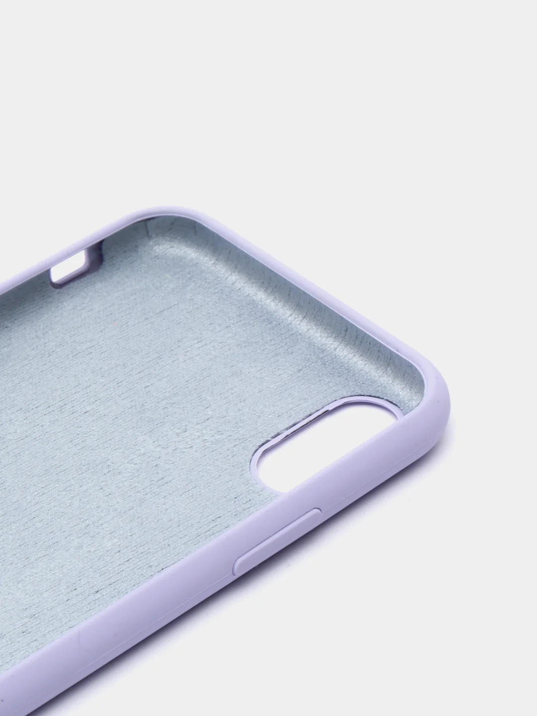 Лавандовый чехол Silicone Case ( Чехол силиконовый ) для iPhone XS / XS MAX