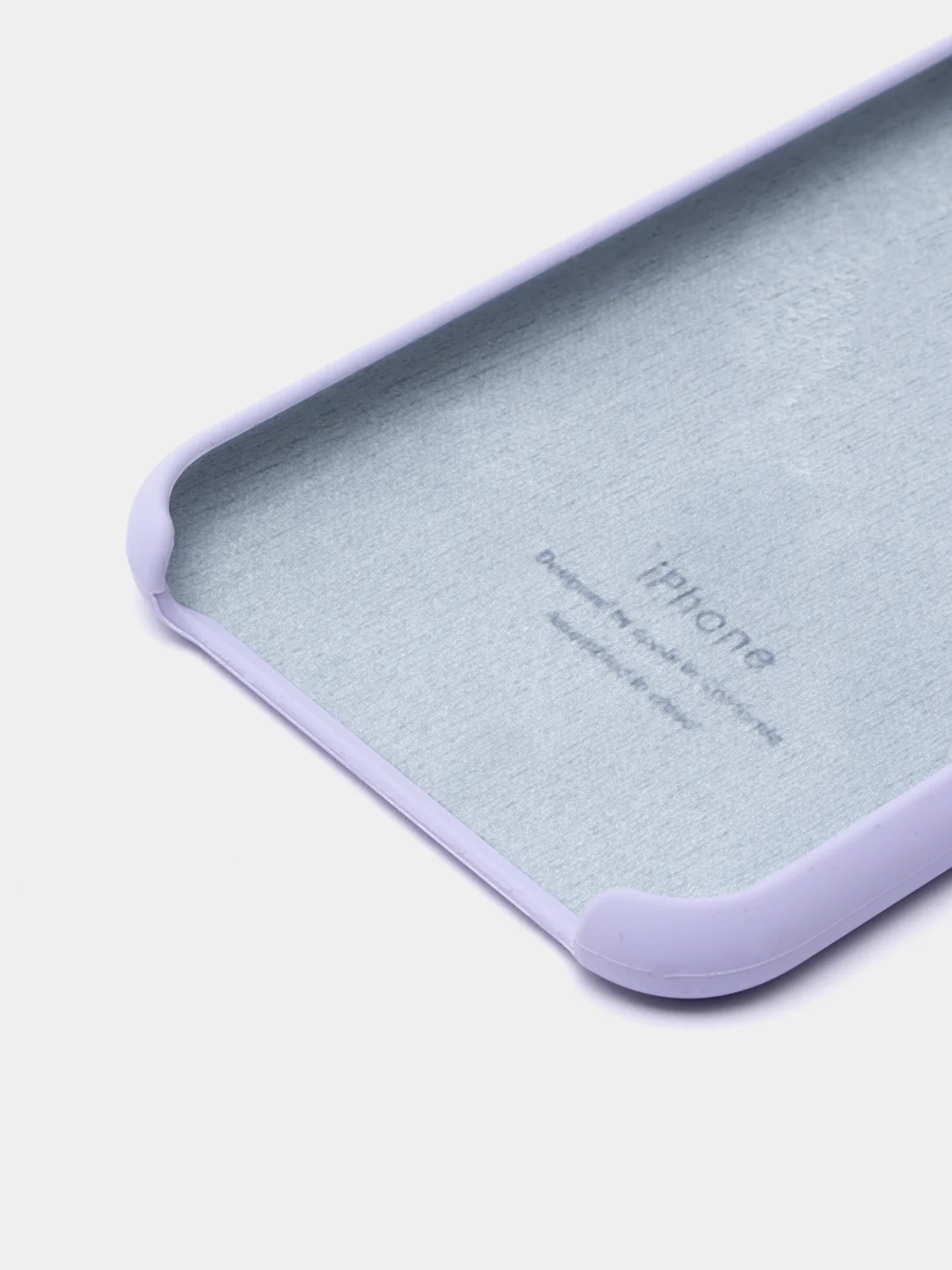 Лавандовый чехол Silicone Case ( Чехол силиконовый ) для iPhone XS / XS MAX