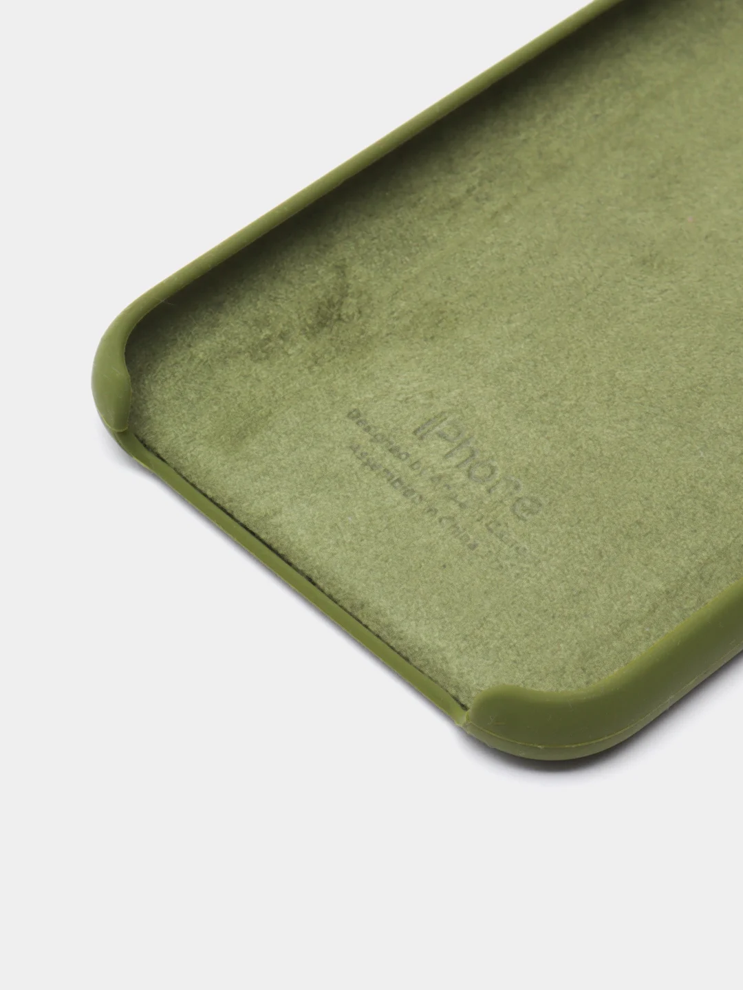 Лесной зеленый чехол Silicone Case ( Чехол силиконовый ) для iPhone XS / XS MAX