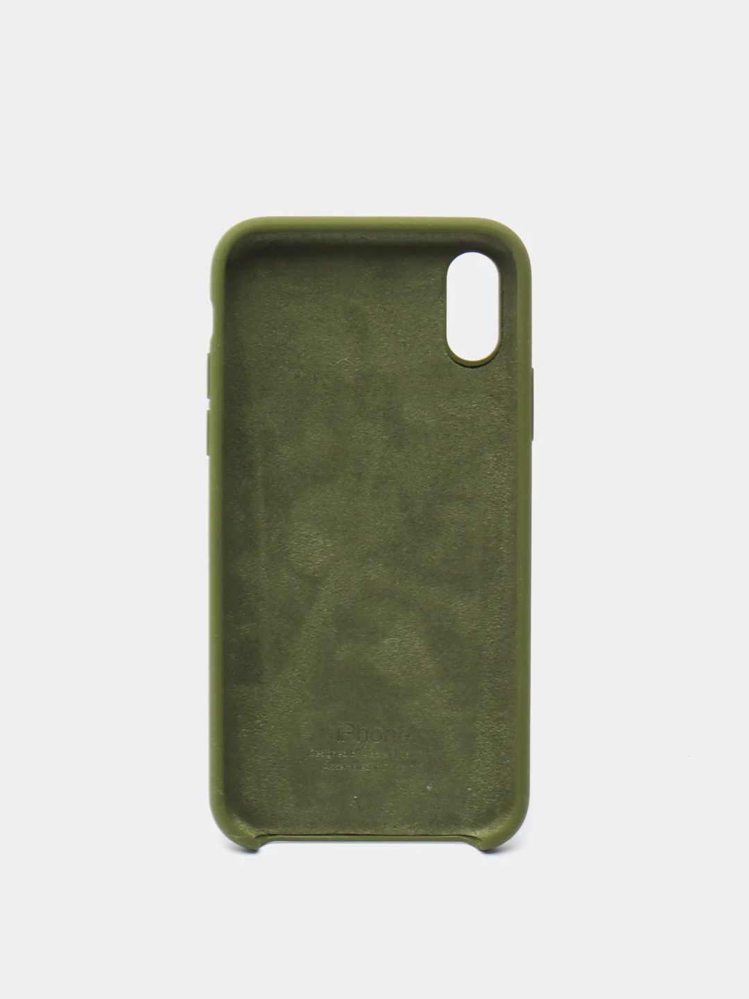 Лесной зеленый чехол Silicone Case ( Чехол силиконовый ) для iPhone XS / XS MAX