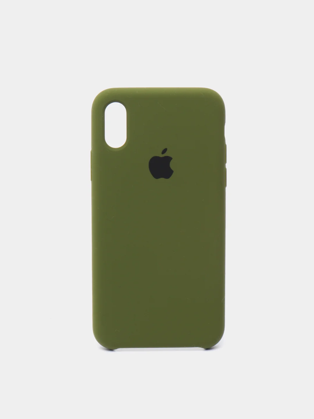 Лесной зеленый чехол Silicone Case ( Чехол силиконовый ) для iPhone XS / XS MAX