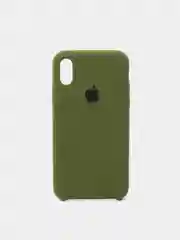 Лесной зеленый чехол Silicone Case ( Чехол силиконовый ) для iPhone XS / XS MAX