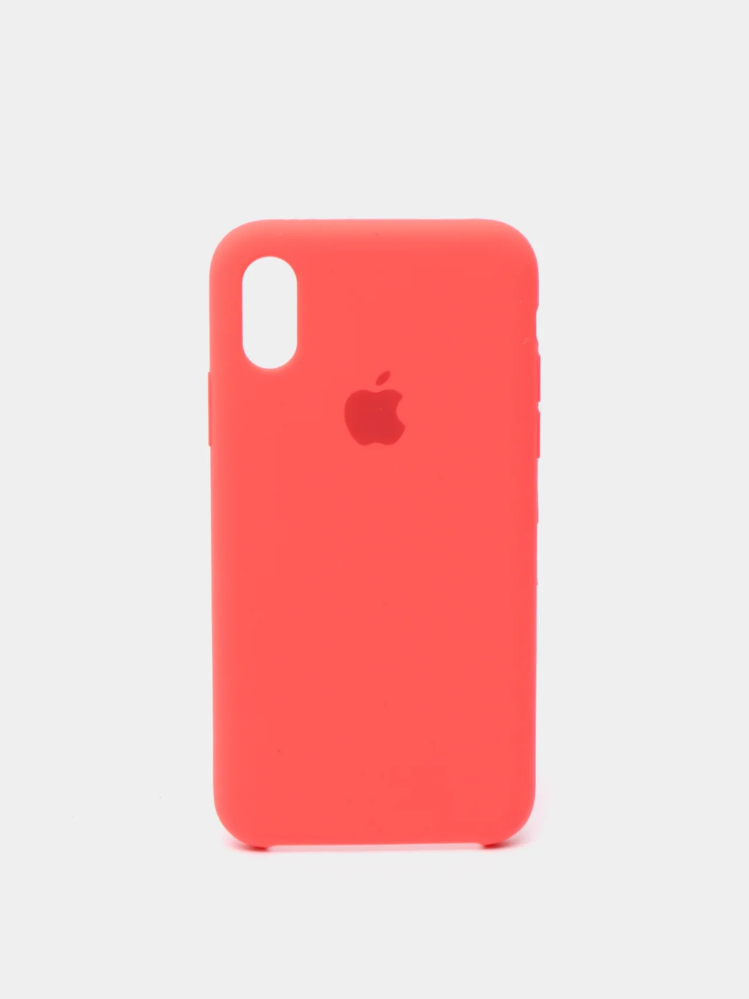 Оранжевый чехол Silicone Case ( Чехол силиконовый ) для iPhone X