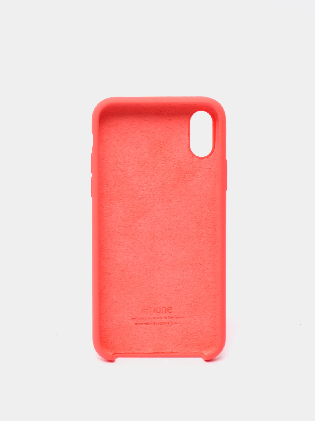 Оранжевый чехол Silicone Case ( Чехол силиконовый ) для iPhone X