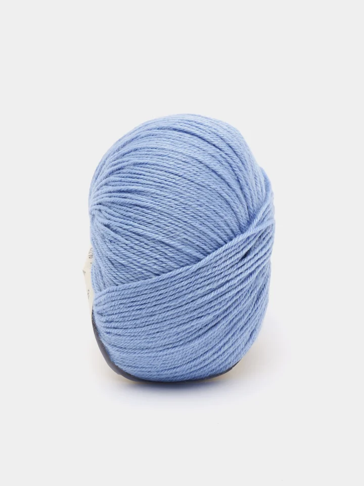 Голубой пряжа Gazzal Baby Wool 20%Кашемир 40%Мериносовая шерсть 40%Акрил 50г 175м Газзал беби вул